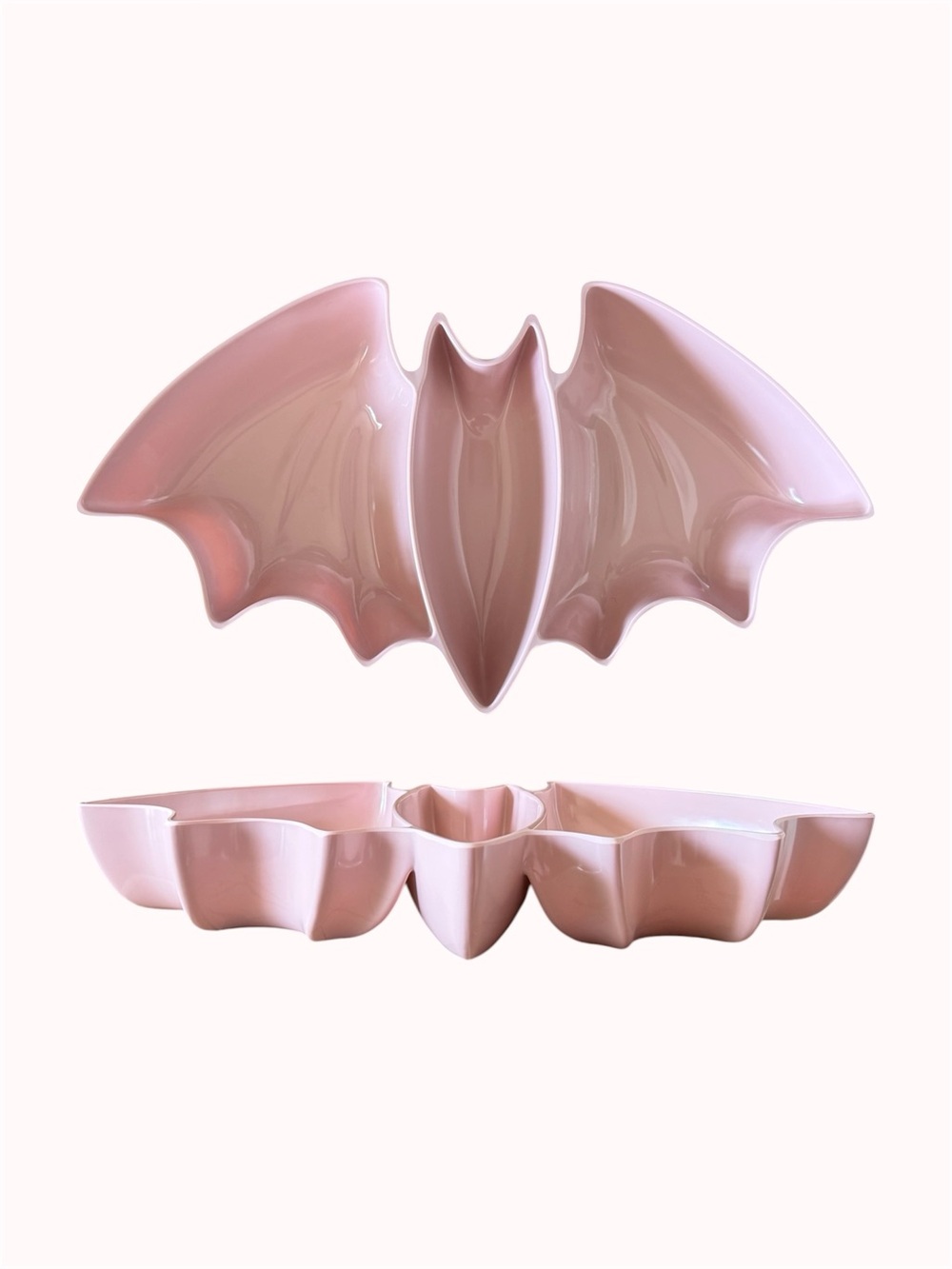 Christian Siriano melamine bat serving bowl